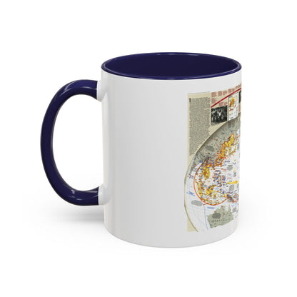 World War II- Asia and the Pacific (1991) (Map) Accent Coffee Mug