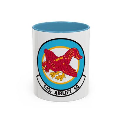 143 Airlift Squadron (U.S. Air Force) Accent Coffee Mug
