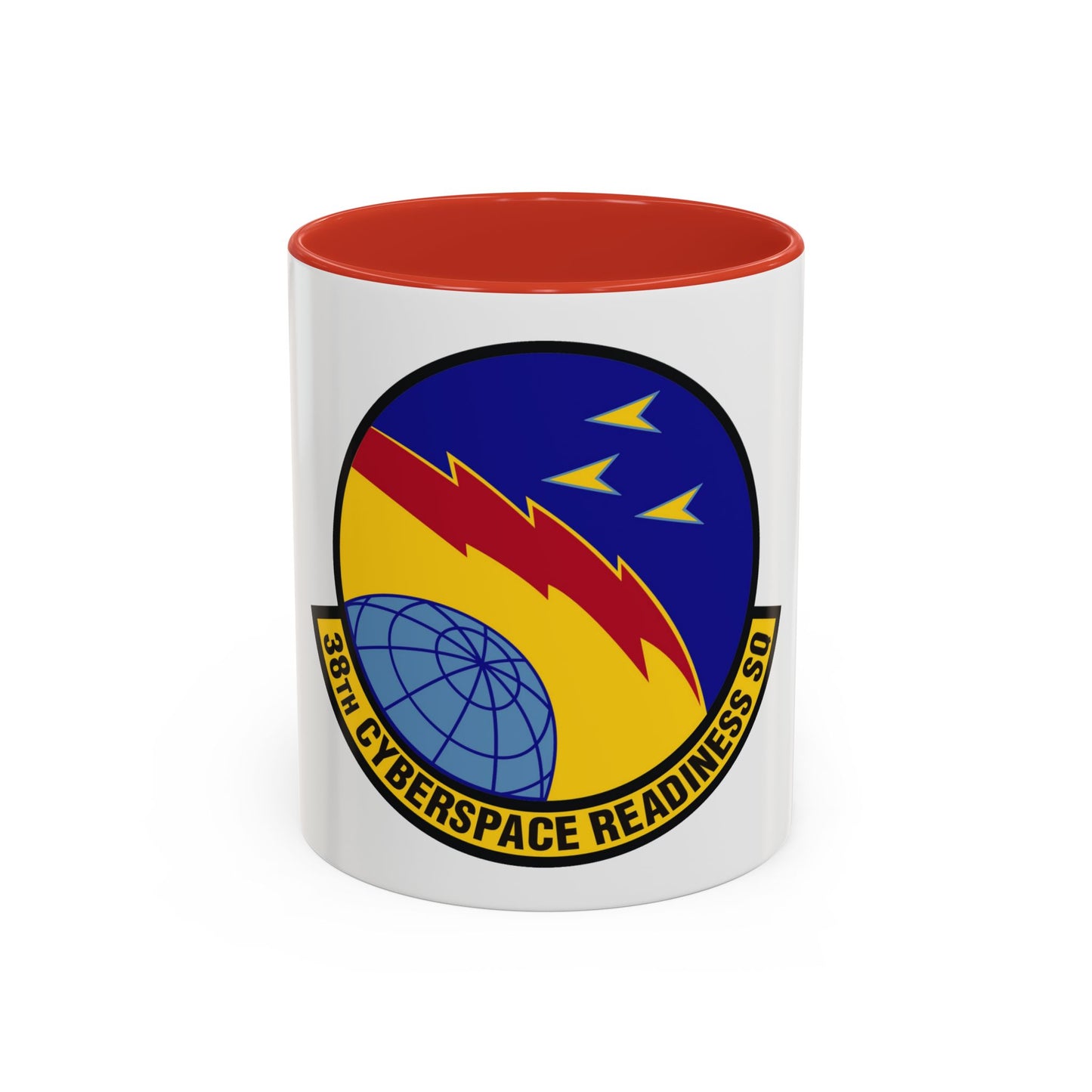 38th Cyberspace Readiness Squadron (U.S. Air Force) Accent Coffee Mug