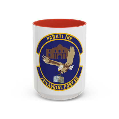 74th Aerial Port Squadron (U.S. Air Force) Accent Coffee Mug