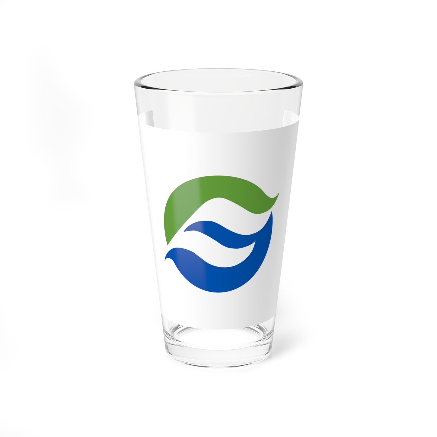 Flag of Fujikawa Yamanashi (Japan) Pint Glass 16oz