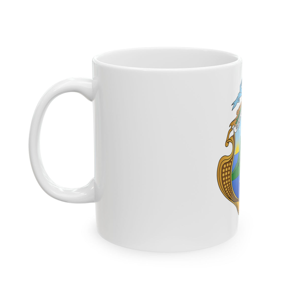 Coat of arms of Costa Rica (1906-1964) - White Coffee Mug