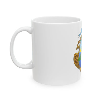 Coat of arms of Costa Rica (1906-1964) - White Coffee Mug