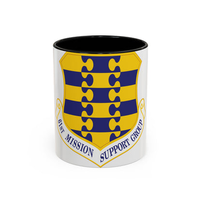 61st Mission Support Group (U.S. Air Force) Accent Coffee Mug