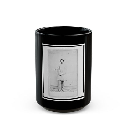 A.( ) Greenwall, Confederate Army Officer, Full-Length Portrait, Facing Front (U.S. Civil War) Black Coffee Mug