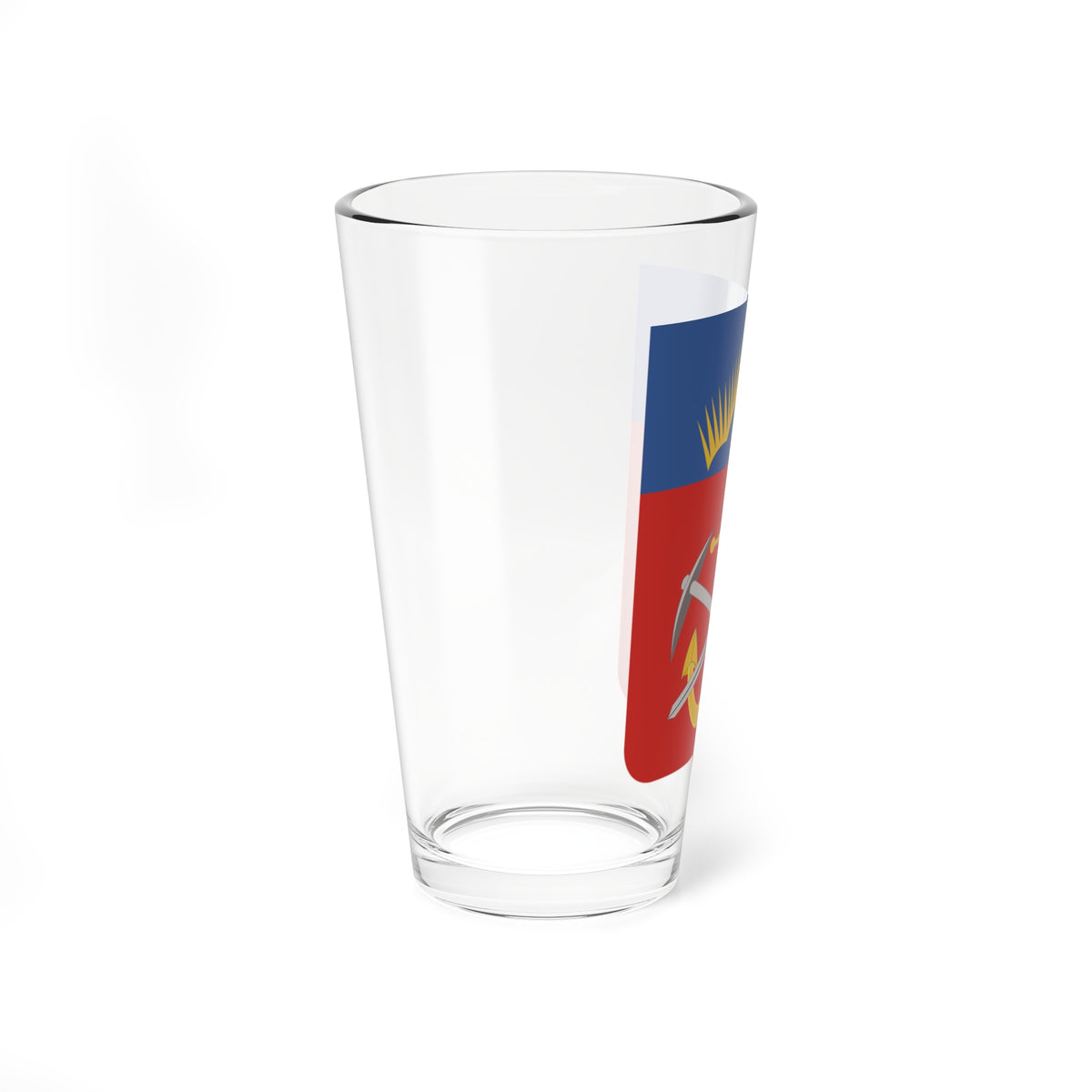 Герб Мурманской области (Russia) (Coat of Arms) Pint Glass 16oz