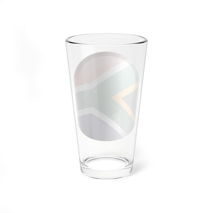 Flag orb South Africa (South Africa) Pint Glass 16oz