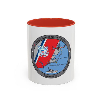 USCG Sector North Carolina (U.S. Coast Guard) Accent Coffee Mug