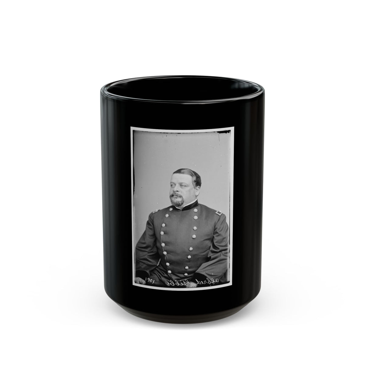 Alfred Gibbs, Col. 130th Ny Inf 002 (U.S. Civil War) Black Coffee Mug