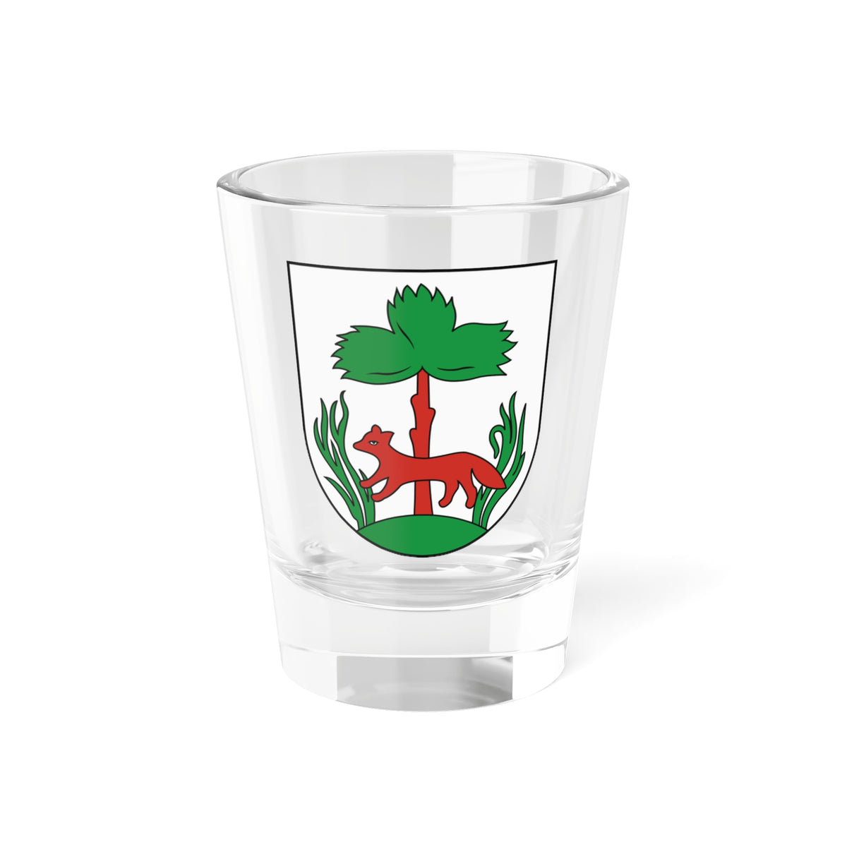 Coat of Arms of Borský Mikuláš (Slovakia) (Coat of Arms) Shot Glass 1.5oz