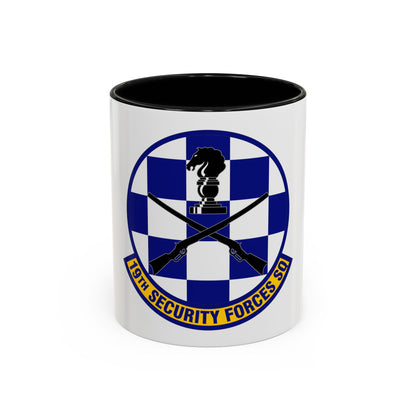 19 Security Forces Squadron AMC (U.S. Air Force) Accent Coffee Mug