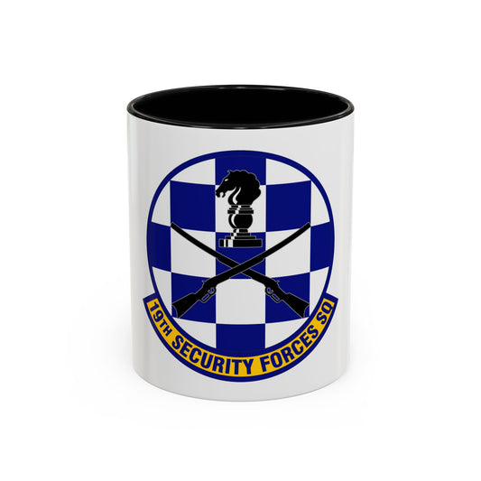 19 Security Forces Squadron AMC (U.S. Air Force) Accent Coffee Mug