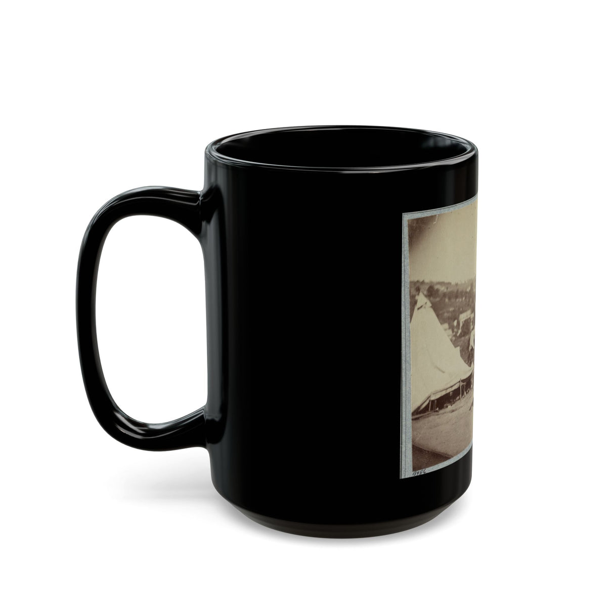 22d New York State Militia Near Harpers Ferry, Va., 1861 I.E.1862 001(2) (U.S. Civil War) Black Coffee Mug
