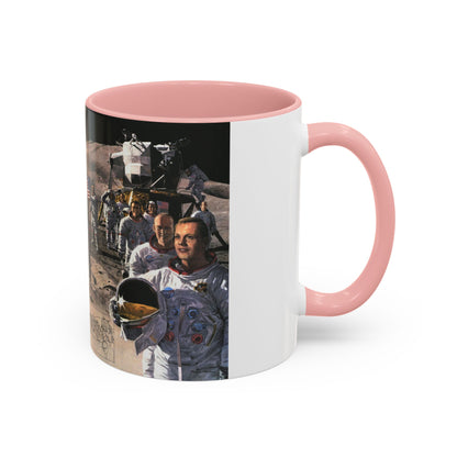 Space - Teammates in Mankind's Greatest Adventure (1973) (Map) Accent Coffee Mug