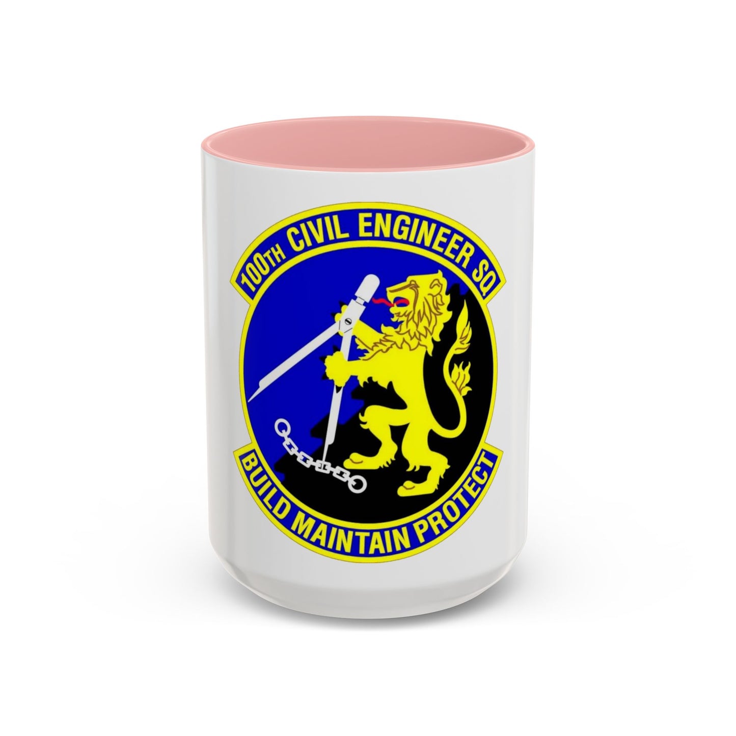 100 Civil Engineer Squadron USAFE (U.S. Air Force) Accent Coffee Mug
