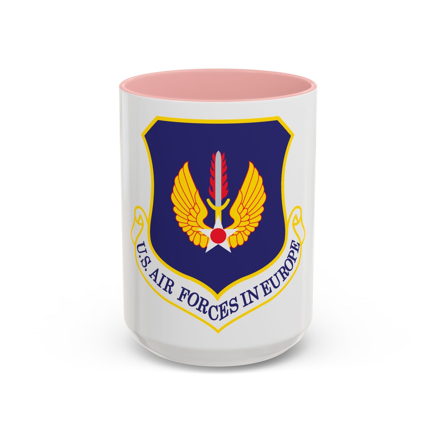 USAF in Europe (U.S. Air Force) Accent Coffee Mug
