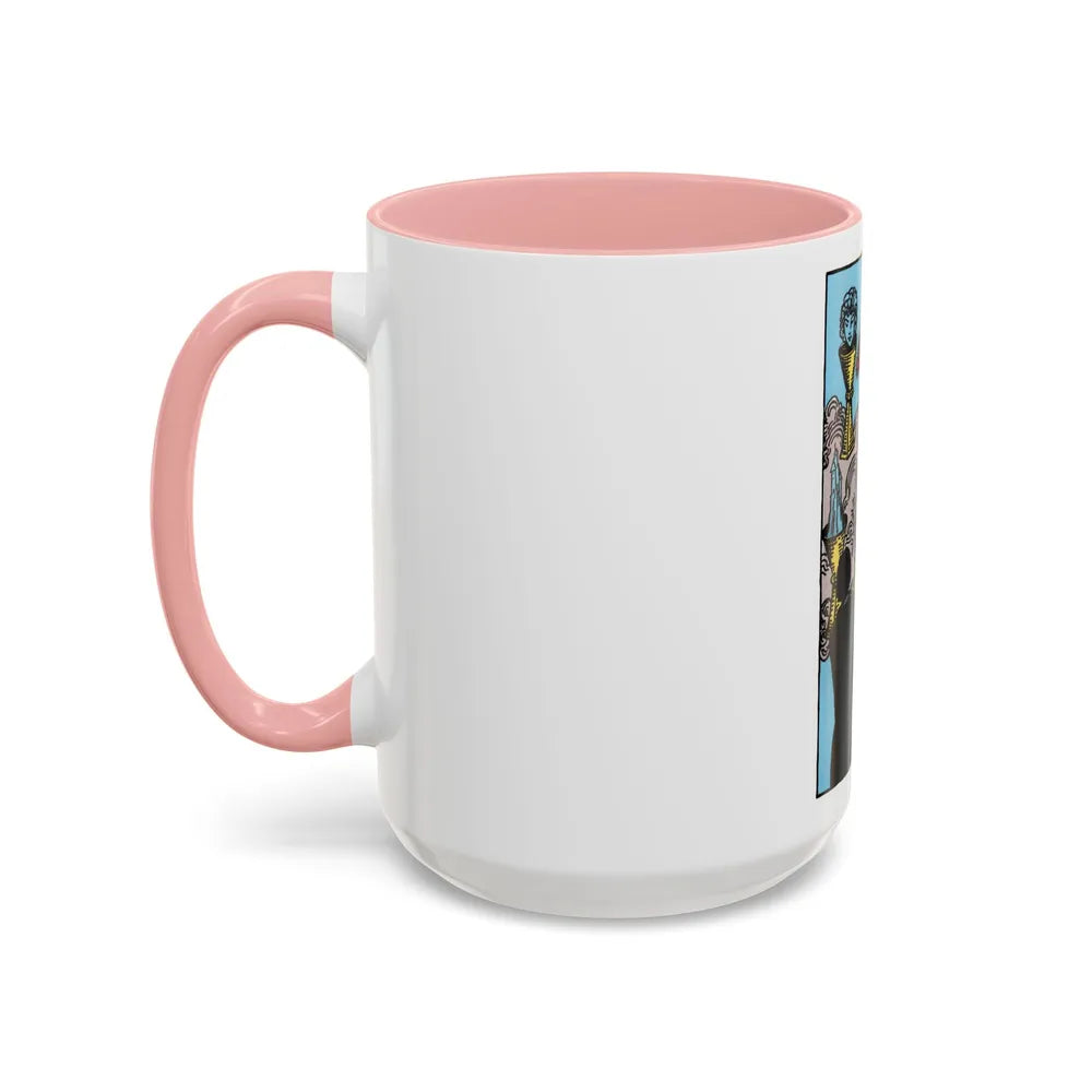 The 7 of Cups (Tarot Card) Accent Coffee Mug-Go Mug Yourself