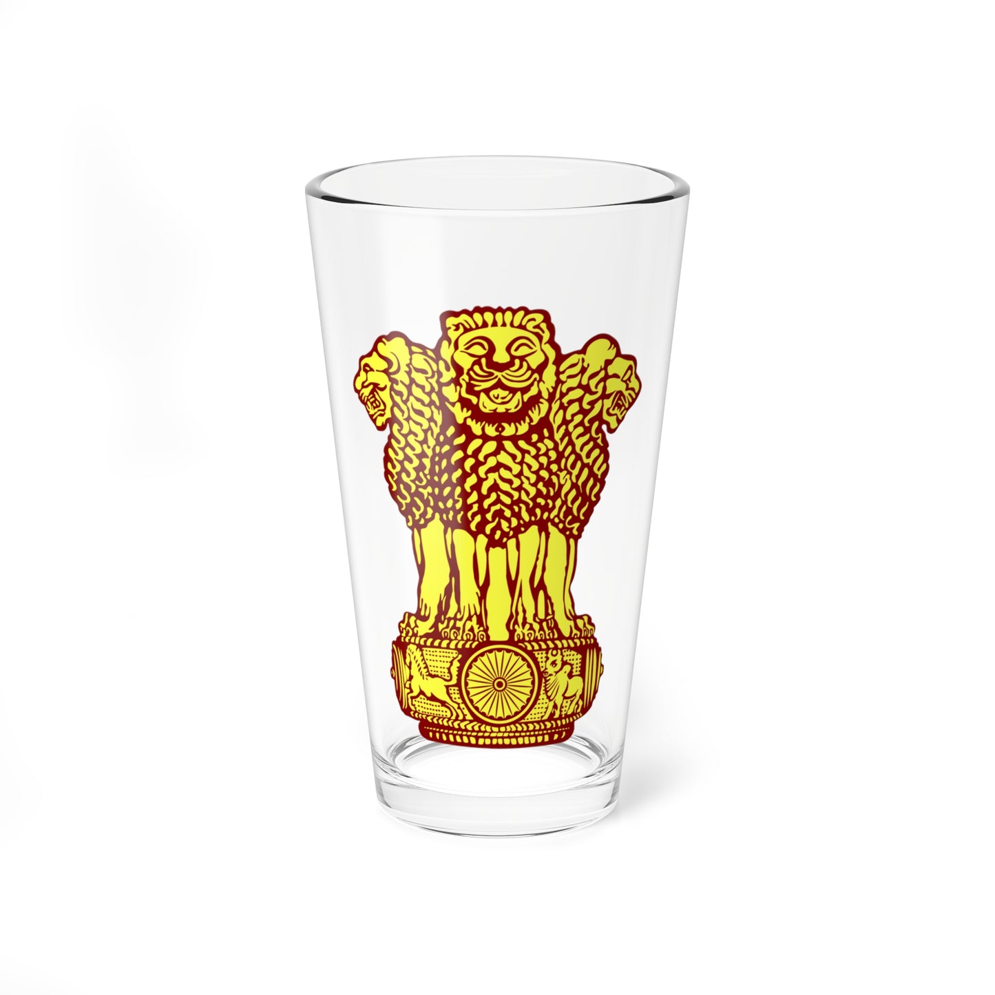 Emblem of India Government Gazette (India) (Coat of Arms) Pint Glass 16oz