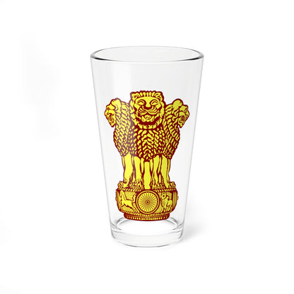Emblem of India Government Gazette (India) (Coat of Arms) Pint Glass 16oz