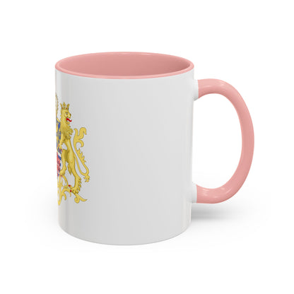 Middle coat of arms of the Grand Duke of Luxembourg (2000) - Accent Coffee Mug