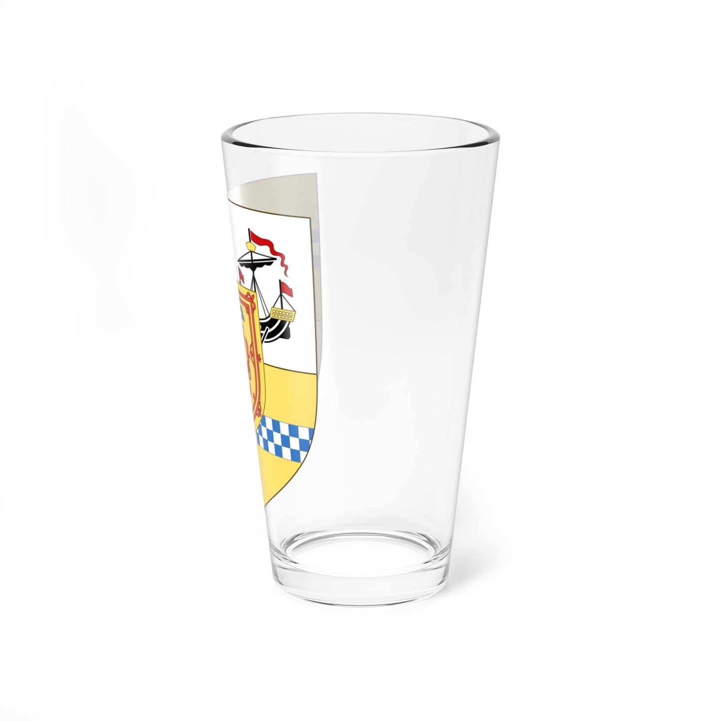 Shield of Arms of the Duke of Rothesay (United Kingdom) (Coat of Arms) Pint Glass 16oz