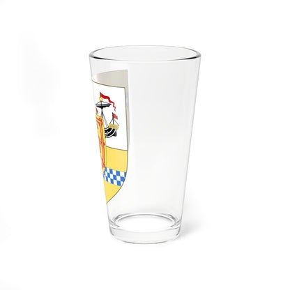 Shield of Arms of the Duke of Rothesay (United Kingdom) (Coat of Arms) Pint Glass 16oz