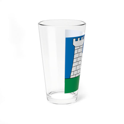 Flag of Bishop Bernard Fellay (Switzerland) Pint Glass 16oz