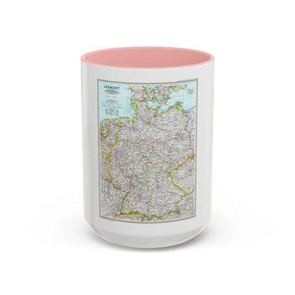 Germany (1991) (Map) Accent Coffee Mug
