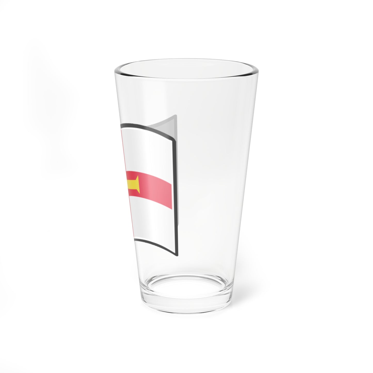Nuvola Guernsey flag (United Kingdom) Pint Glass 16oz