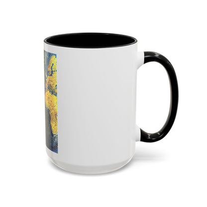 Atlantic Ocean Floor (1968) (Map) Accent Coffee Mug