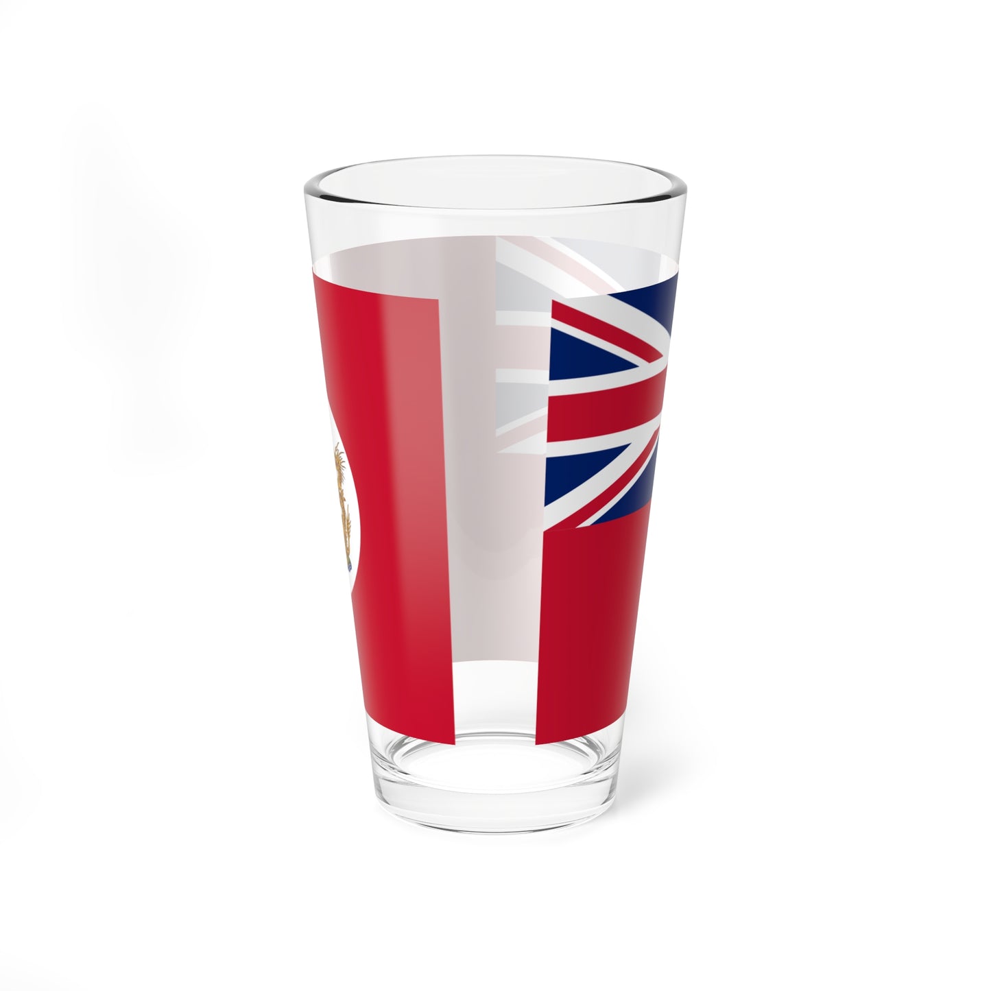 Flag of Hong Kong 1959-1997 unofficial Red Ensign (China) Pint Glass 16oz
