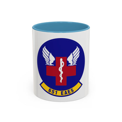 651st Expeditionary Aeromedical Evacuation Squadron (U.S. Air Force) Accent Coffee Mug