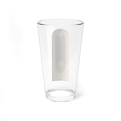 General mayor AZ hərbi rəhbər (Azerbaijan) (Military Rank) Pint Glass 16oz