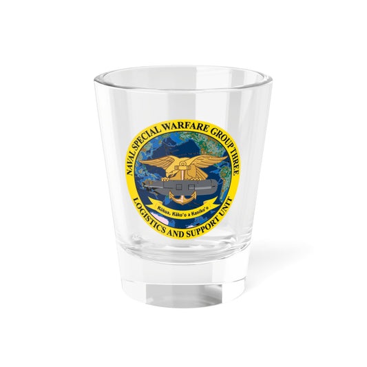 Naval Special Warfare Group 3 (U.S. Navy) Shot Glass 1.5oz