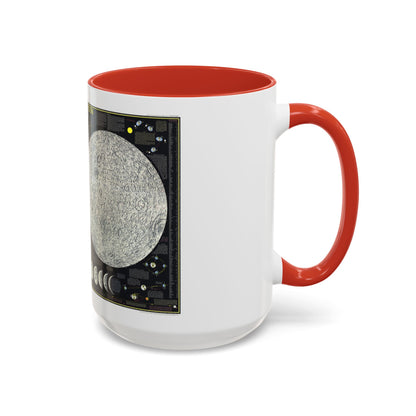 Space - The Moon (1969) (Map) Accent Coffee Mug
