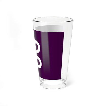 Flag of Niijima Tokyo (Japan) Pint Glass 16oz