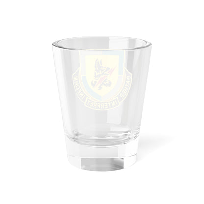 Verre à liqueur du 134e bataillon du renseignement militaire (armée américaine) 1,5 oz