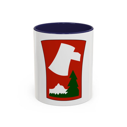70th Infantry Division patch (U.S. Army) Accent Coffee Mug
