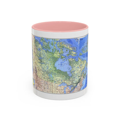 Canada (1985) (Map) Accent Coffee Mug