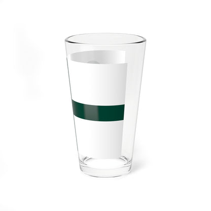 Rank flag of the South African Navy - Rear Admiral 1972-1981 (South Africa) Pint Glass 16oz