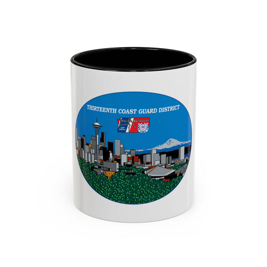 13th CG District Pacific Northwest (U.S. Coast Guard) Accent Coffee Mug