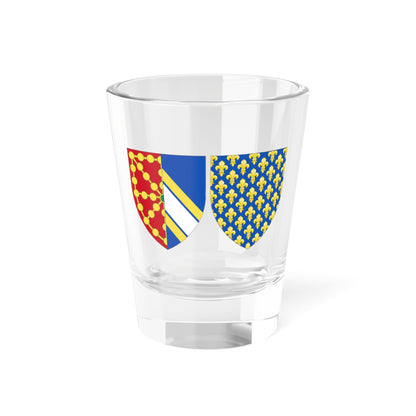 Coat of Arms of Isabella of France Queen Consort of Navarre (Spain) (Coat of Arms) Shot Glass 1.5oz