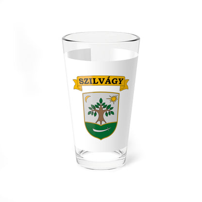 Flag of Szilvagy (Hungary) Pint Glass 16oz