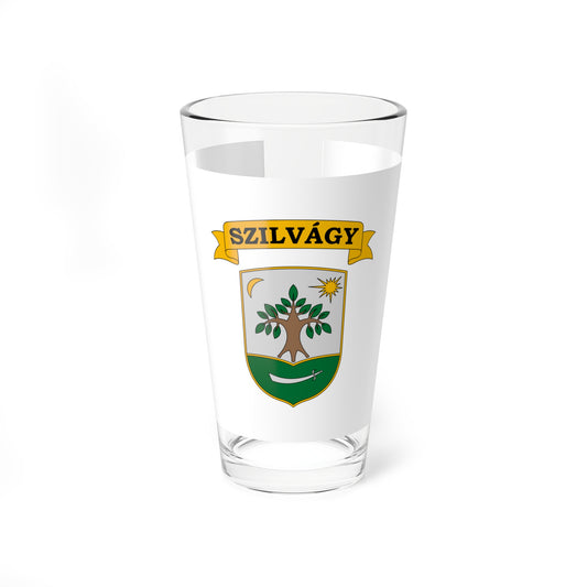 Flag of Szilvagy (Hungary) Pint Glass 16oz