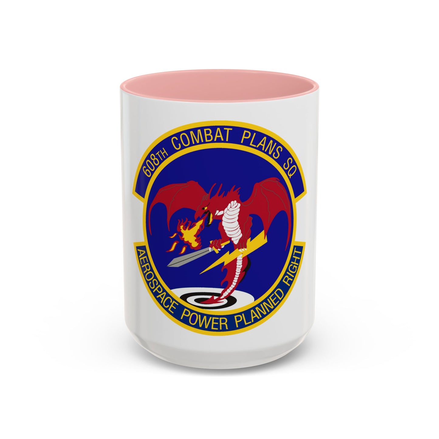 608th Combat Plans Squadron (U.S. Air Force) Accent Coffee Mug