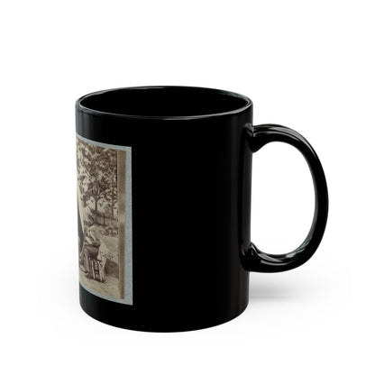 7th New York State Militia, Camp Cameron, D.C., 1861 005 (U.S. Civil War) Black Coffee Mug