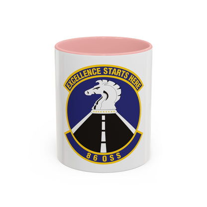 86th Operations Support Squadron (U.S. Air Force) Accent Coffee Mug