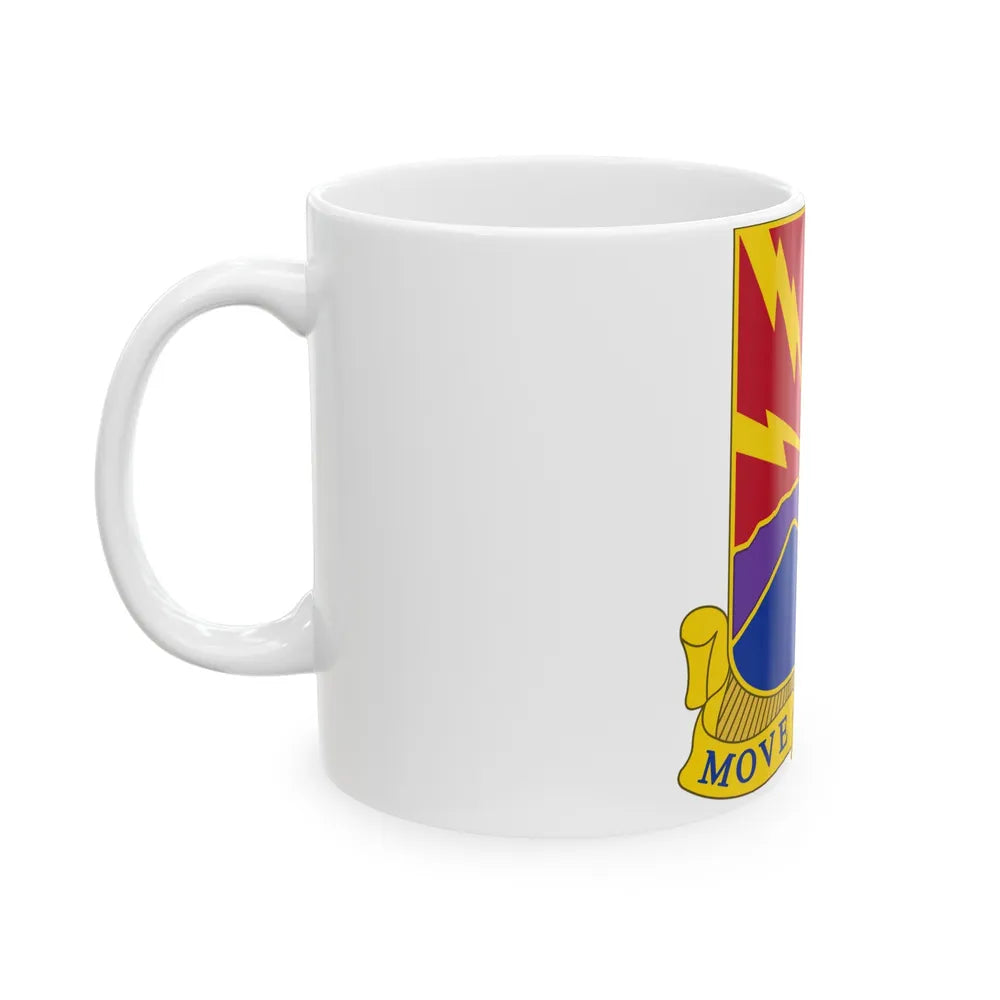 593rd Field Artillery Battalion (U.S. Army) White Coffee Mug-Go Mug Yourself