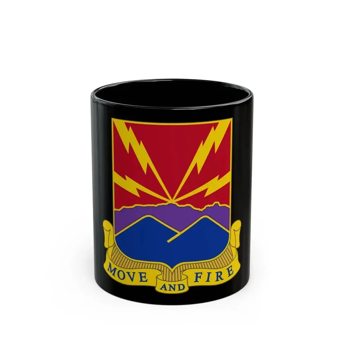 593rd Field Artillery Battalion (U.S. Army) Black Coffee Mug 11oz - Go Mug Yourself