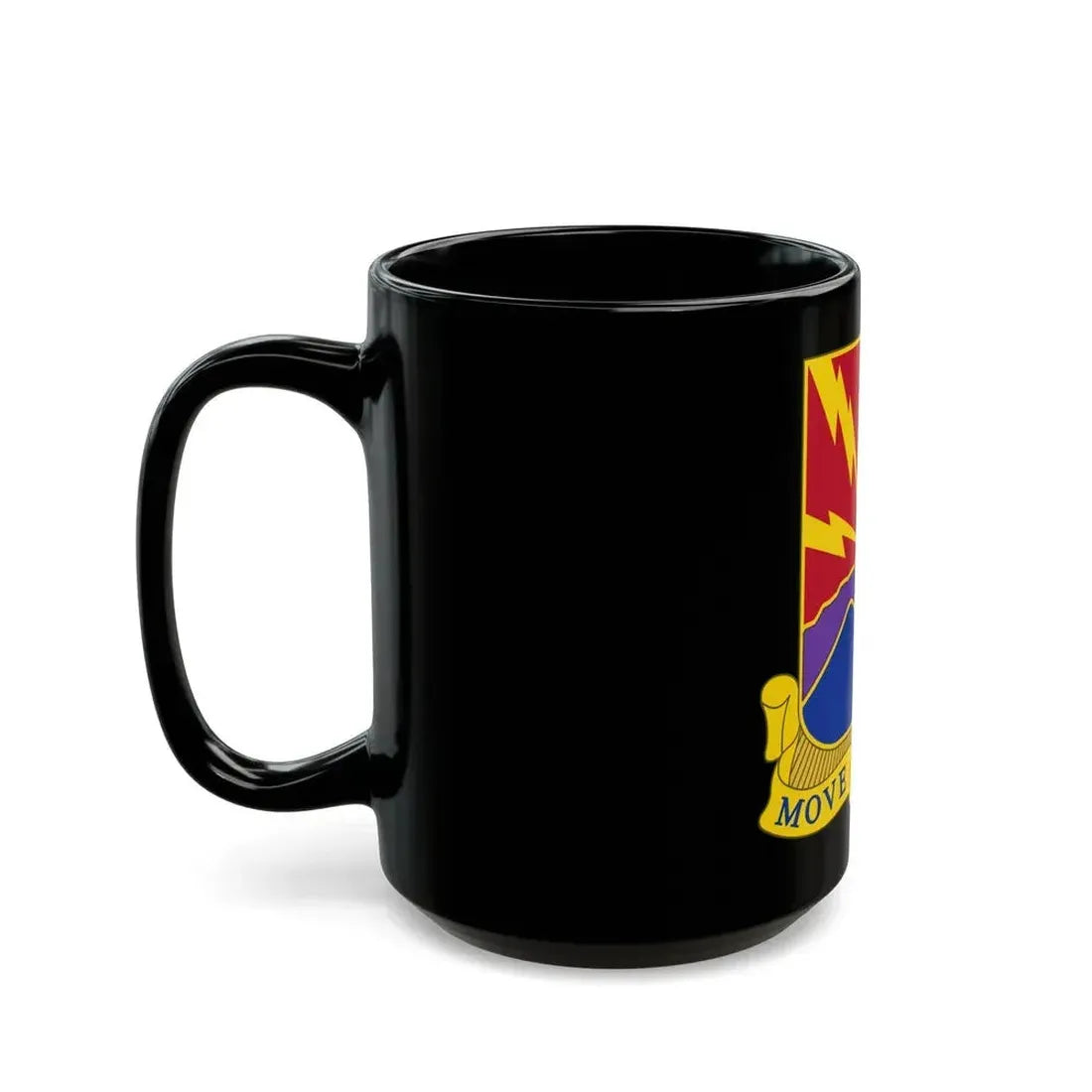 593rd Field Artillery Battalion (U.S. Army) Black Coffee Mug - Go Mug Yourself